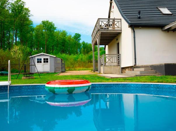 Las, Woda I Przygoda - Dom Z Sauna I Basenem Choczewo Exterior foto